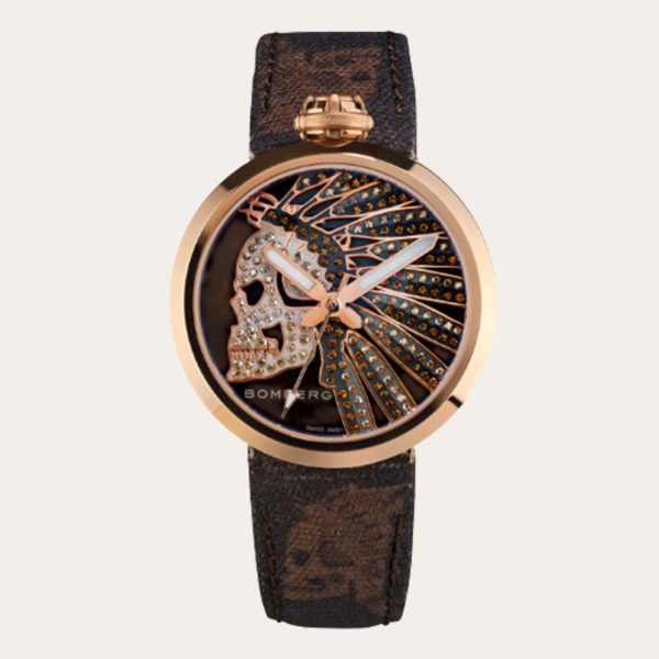 BOMBERG 1968 Indian Skull Brown Ladies Watch RS40H3PPK.180.3