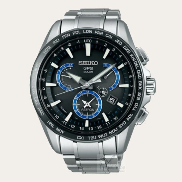 SEIKO Astron GPS Solar Dual Time Men Watch SSE107J1