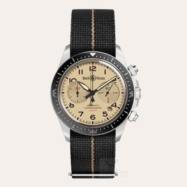 BELL & ROSS Vintage BR V2-94 Military Beige BRV294-BEI-ST/SF