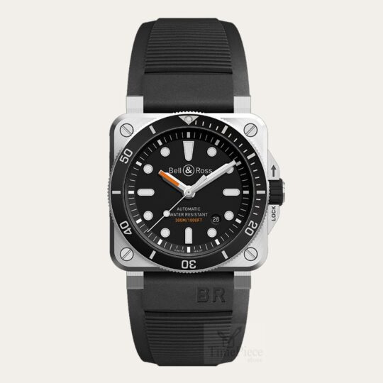 BELL AND ROSS Aviation Instruments Diver 42mm [BR0392-D-BL-ST/SRB]