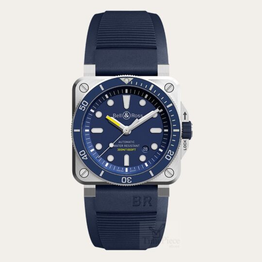 BELL AND ROSS Aviation Instruments Diver 42mm [BR0392-D-BU-ST/SRB]