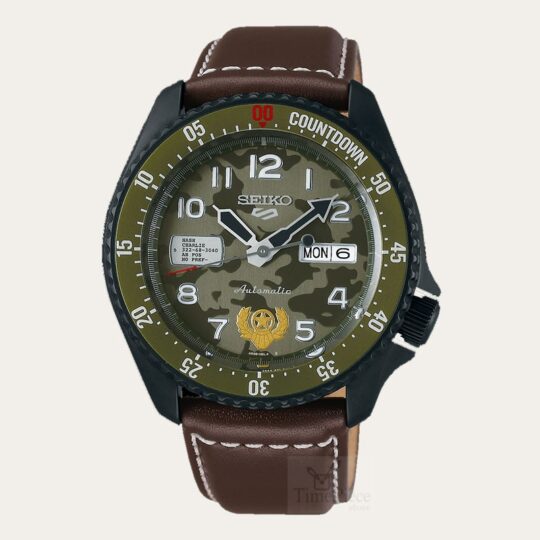 SEIKO Limited Edition Seiko 5 Sports Street Fighter Guile Indestructible Fortress [SRPF21K1]