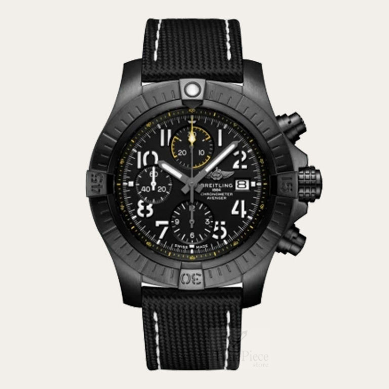Avenger Chronograph 45 Night Mission DLC-Coated Titanium - Black  V13317101B1X1 | Breitling