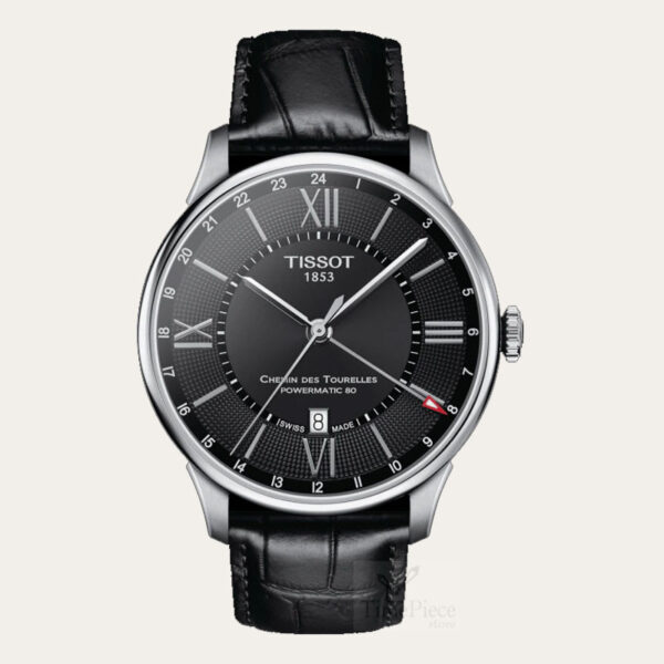 TISSOT T-Classic Chemin Des Tourelles Powermatic 80 GMT [T099.429.16.058.00]