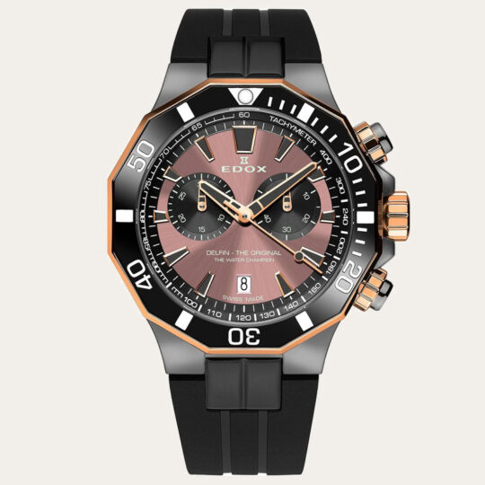 EDOX Delfin The Original Chronograph 43mm [10112-357GRNCA-BRNR]