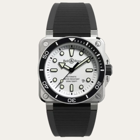 BELL AND ROSS BR 03 Diver 42mm [BR03A-D-WH-ST/SRB]