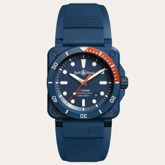 BELL AND ROSS Limited Edition BR-03 Diver Tara 42mm [BR0392-D-TR-CE/SRB]