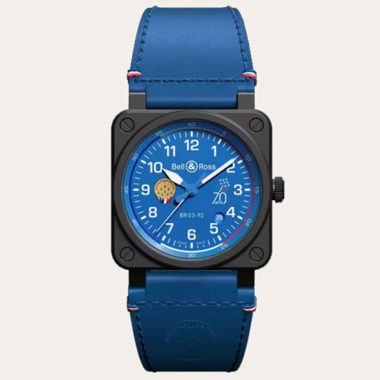 BELL AND ROSS Limited Edition BR-03 Patrouille de France 70th Anniversary 42mm [BR0392-PAF7-CE/SCA]