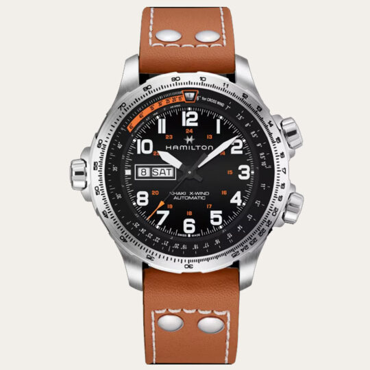HAMILTON Khaki Aviation X-Wind Day Date Auto 45mm [H77755533]