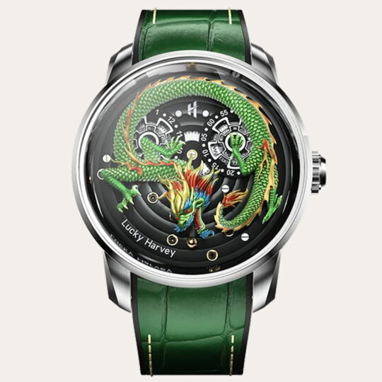 LUCKY HARVEY Green Dragon 43mm [DRAGON GREEN]