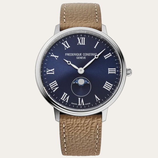 FREDERIQUE CONSTANT Classics Quartz Moonphase 39mm [FC-206RN3S6]