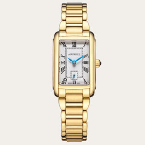 Aerowatch Mini Intuition gold plated case with gold plated bracelet