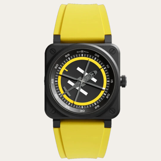 BELL AND ROSS Limited Edition BR-03 Helipad 41mm [BR03A-HE-CE/SRB]